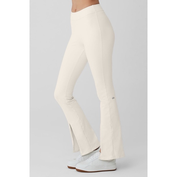 Alo Yoga High Waist Flutter Legging Ivory Small - Picture 6 of 11